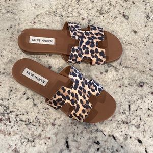 Leopard Steve Madden Sandals